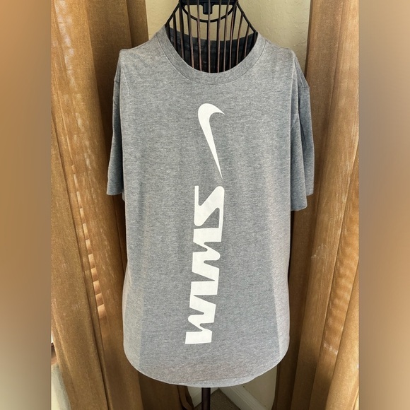 Nike Gray Swim Team Tee - Picture 3 of 4